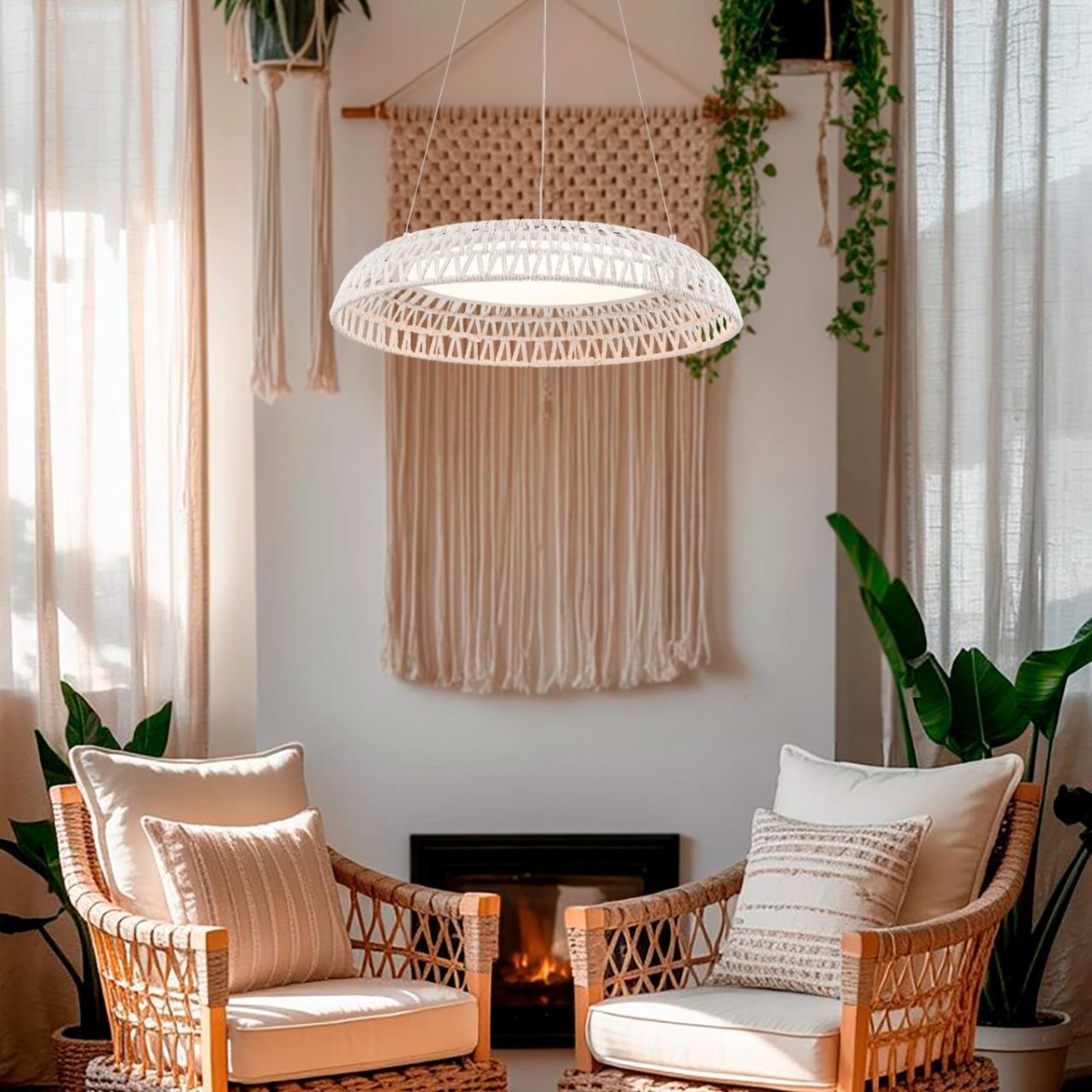 4751-5P, Подвесная люстра, D500xH200/1300, LEDx20W, 1200LM, 3000K, included — изображение 7