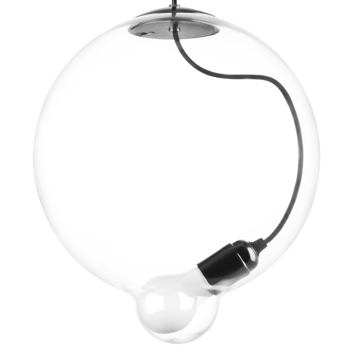 805300 Люстра COLORE 1х8W (led) E27 АЛЮМИНИЙ/ПРОЗРАЧНЫЙ — изображение 4