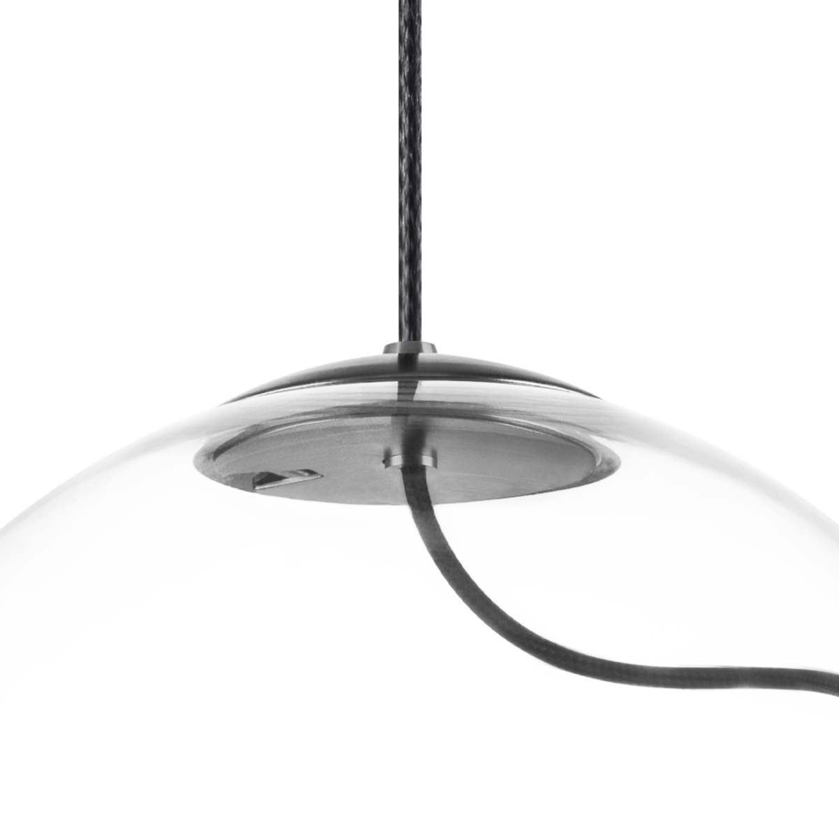 805300 Люстра COLORE 1х8W (led) E27 АЛЮМИНИЙ/ПРОЗРАЧНЫЙ — изображение 6