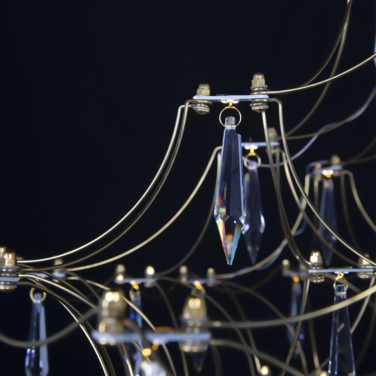 10259/1200 Gold Asfour Подвесной светильник LOFT IT Mira — изображение 6