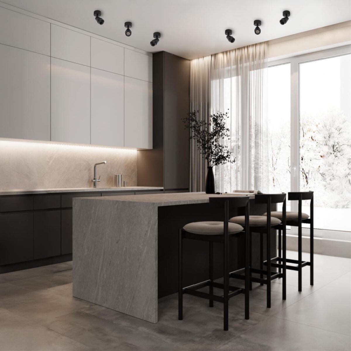 10330/F White Black Встраиваемый светильник LOFT IT Comb — изображение 5