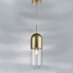 690013 Люстра RAMO 1х40W E27 ШАМПАНЬ/ПРОЗРАЧНЫЙ — изображение 8