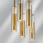 756052 Люстра CILINO 5х40W GU10 GOLD — изображение 5