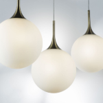 813031 Подвес GLOBO 1х40W E14 electroplating bronze/white — изображение 3