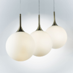 813031 Подвес GLOBO 1х40W E14 electroplating bronze/white — изображение 4