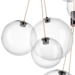 801180 Люстра SFERETTA LED 18х1,35W 1200LM КОФЕЙНЫЙ/ПРОЗРАЧНЫЙ 3000K — изображение 6