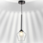 801201 Люстра VETRO 1х6W(led) G9 ЧЕРНЫЙ/ПРОЗРАЧНЫЙ — изображение 7