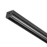 505427 Трек встраиваемый под гарпун 2м TETA PRO ЧЕРНЫЙ в натяжной ПВХ потолок (Резинки 2 шт в комплекте) — изображение 4