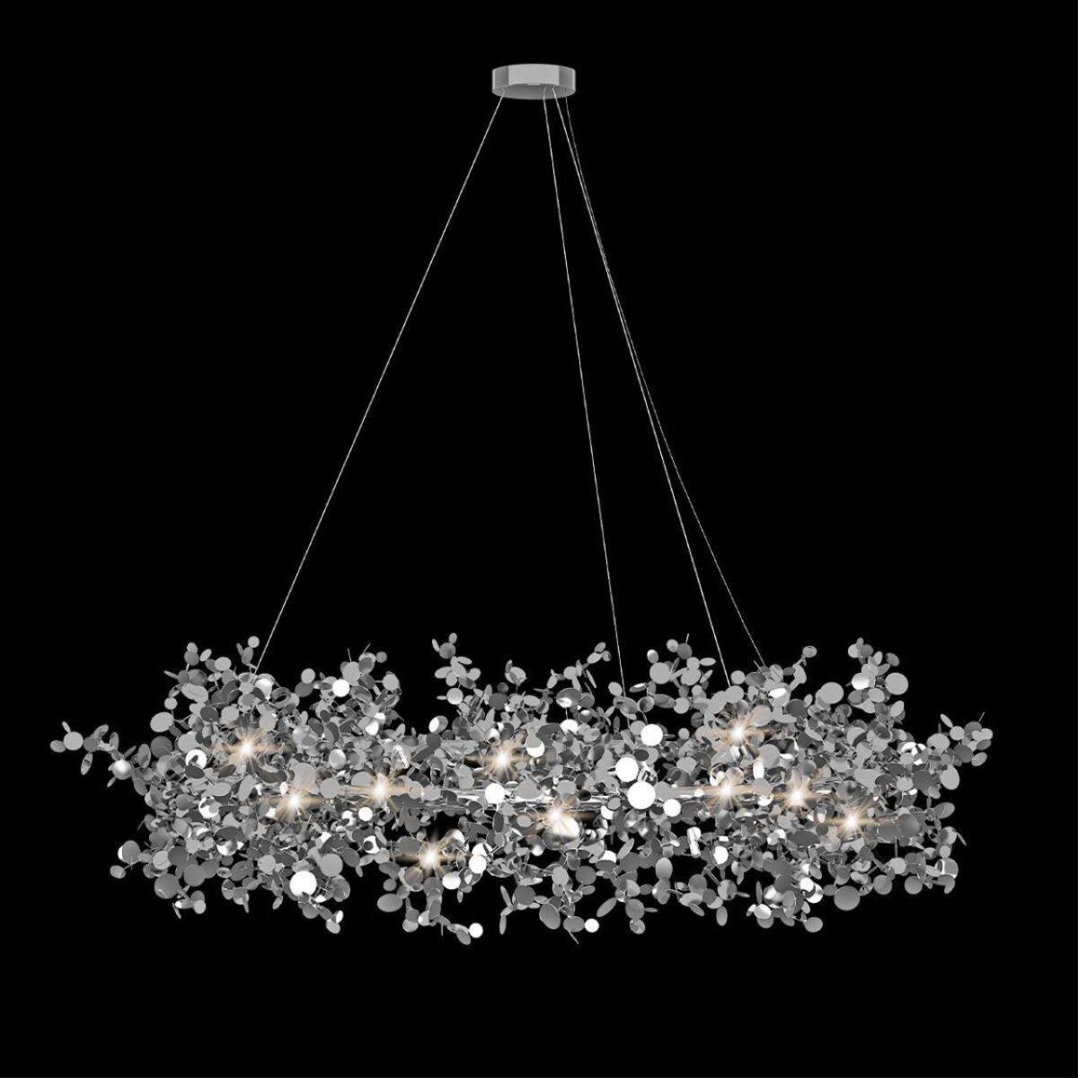 10101/800 Chrome Подвесная люстра LOFT IT Spark — изображение 2