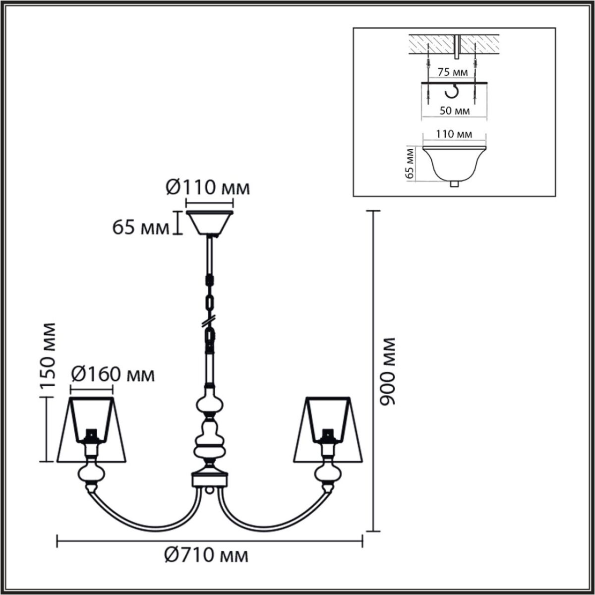 8283/5 CLASSI никель/белый, металл/керамика/текстиль Люстра Е14 5*40W 220V KENTUKI — изображение 4