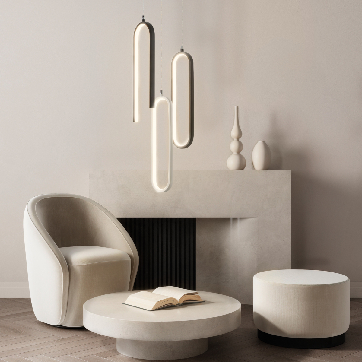 749016 Люстра SATURNO LED 8W 640LM БЕЛЫЙ 3000K — изображение 2