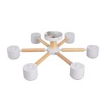 8306/6C COMFI белый, дерево/металл Светильник потолочный GX53 LED 6*7W 220V VUDI — изображение 6