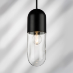 690017 Подвес RAMO 1х40W E27 ЧЕРНЫЙ МАТОВЫЙ/ПРОЗРАЧНЫЙ — изображение 5