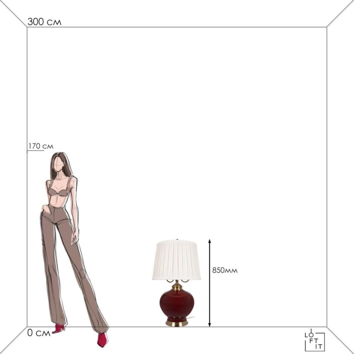 10267T/L Настольная лампа LOFT IT Ruby — изображение 5