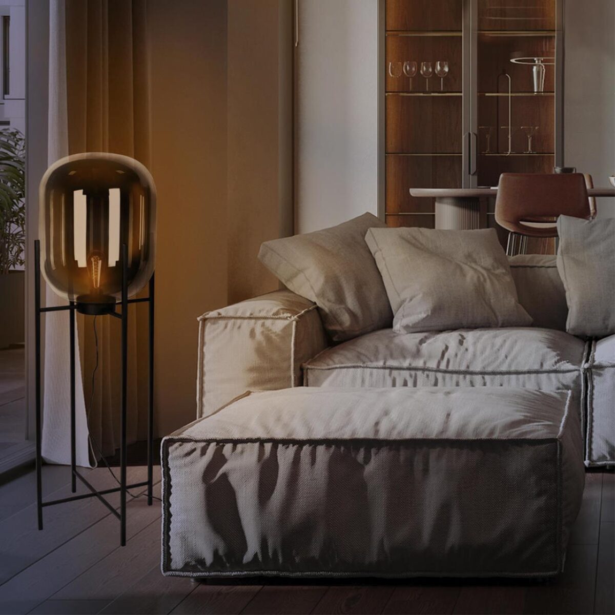 10195F/1400 Amber Торшер LOFT IT Oda — изображение 5