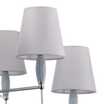 8279/6 CLASSI хром/серый, металл/керамика/текстиль Люстра Е14 6*40W 220V KARMEN — изображение 8