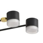 8307/8C COMFI золотой/черный, металл Светильник потолочный GX53 LED 8*7W 220V LENIANA — изображение 8