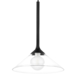 801204 Люстра VETRO 1х6W(led) G9 ЧЕРНЫЙ/ПРОЗРАЧНЫЙ — изображение 4