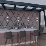 370992 STREET NT25 000 черный Светильник ландшафтный IP54 E27 max 2*25W 100-240V COSTAS — изображение 6