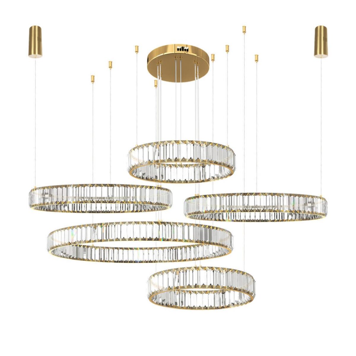 10135/5 Gold Подвесной светильник LOFT IT Crystal ring 10135/5 Gold Подвесной светильник LOFT IT Crystal ring — изображение 1