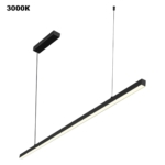 359442 OVER NT24 294 черный Светильник подвесной диммир. со сменой цв.темпер. (пульт ДУ/прилож. Smart Life) IP20 LED 48W 85-265V 3000-6000К SOTTO — изображение 4