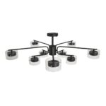 8349/10C COMFI черный/прозрачный, металл/стекло Светильник потолочный LED GX53 10*7W 220V NATALINA — изображение 7