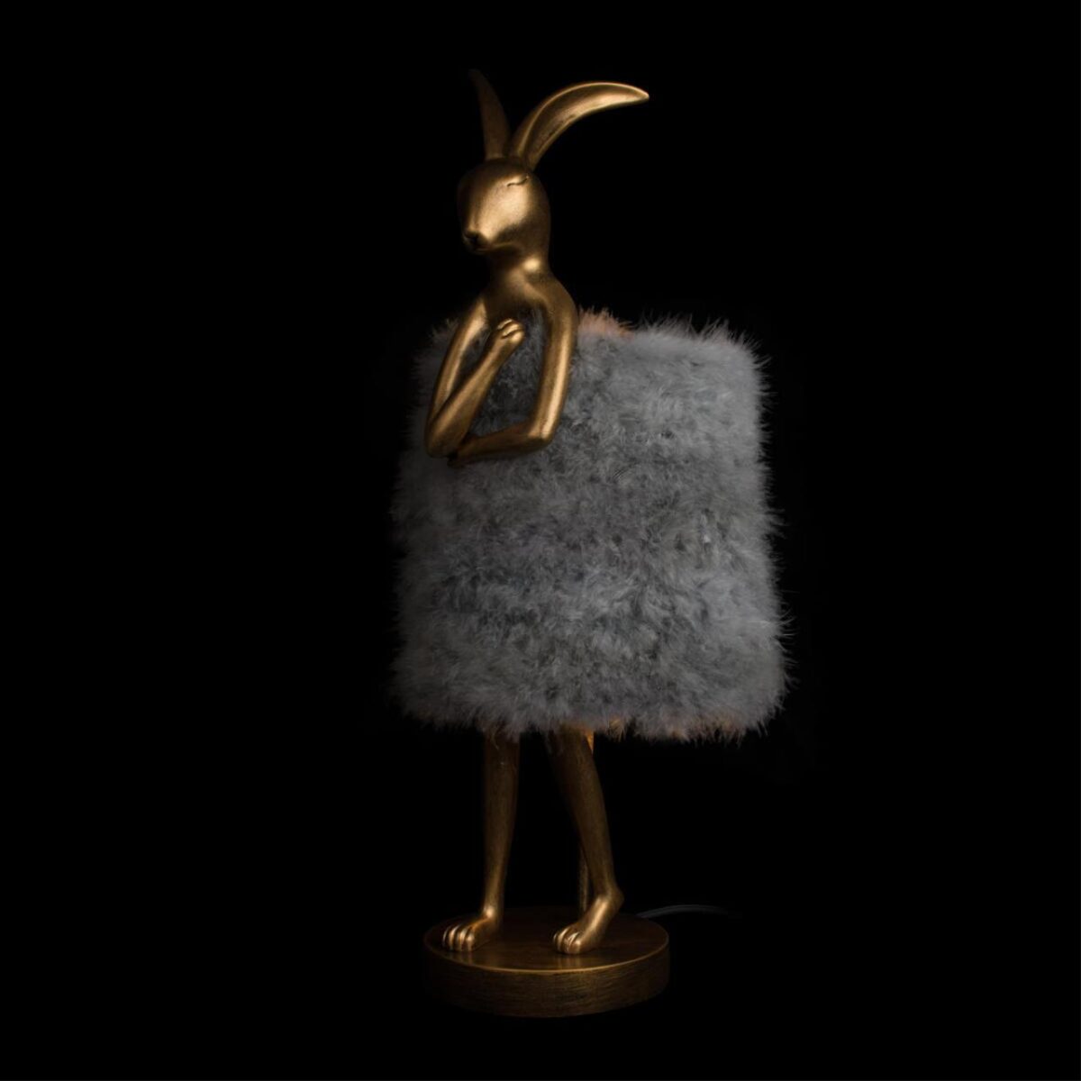 10315/B Grey fluff Настольная лампа LOFT IT Lapine — изображение 1