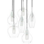 803061 Подвес PENTOLA 6х25W G9 ХРОМ/ПРОЗРАЧНЫЙ — изображение 8