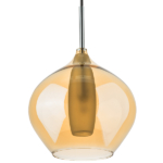 803043 Подвес PENTOLA 1х25W G9 ХРОМ/ЯНТАРЬ — изображение 3