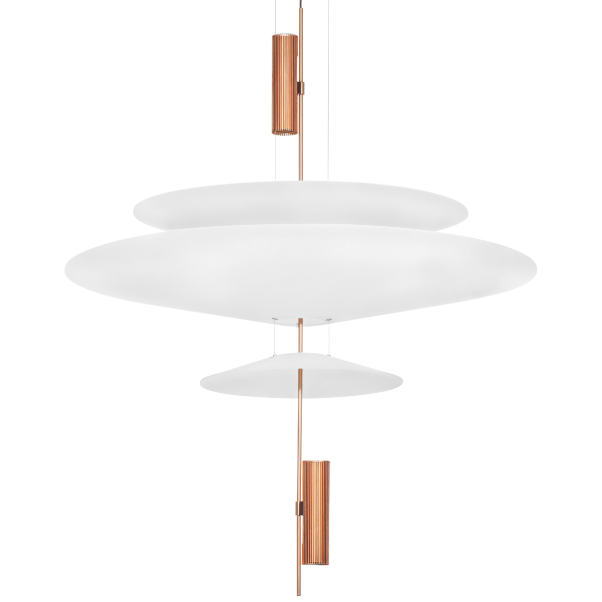 814532  2КОР! Люстра VIOLA LED 3x6W 560LM РОЗОВОЕ ЗОЛОТО/БЕЛЫЙ 3000K — изображение 3