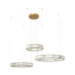 10135/3 Gold Подвесной светильник LOFT IT Crystal ring