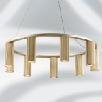 718093 Люстра ROMA 9х28W GU10 (led) ШАМПАНЬ — изображение 6