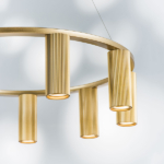 718093 Люстра ROMA 9х28W GU10 (led) ШАМПАНЬ — изображение 7