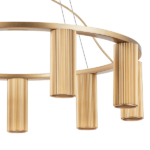 718093 Люстра ROMA 9х28W GU10 (led) ШАМПАНЬ — изображение 3