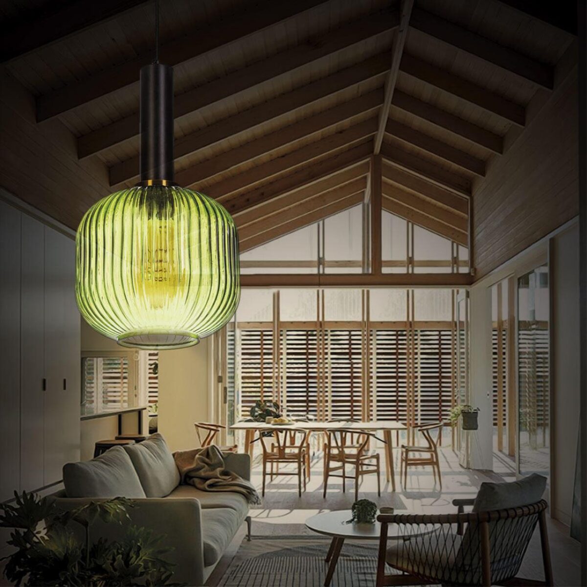 2072-B+BL Подвесной светильник LOFT IT Iris — изображение 5