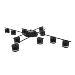 8304/10C COMFI золотой/черный, металл/акрил Светильник потолочный GX53 LED 10*7W 220V BENUA — изображение 6