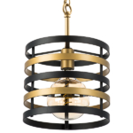 735010 Люстра EPSILON 1х40W E27 ЧЕРНЫЙ/ЗОЛОТО — изображение 10