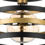 735010 Люстра EPSILON 1х40W E27 ЧЕРНЫЙ/ЗОЛОТО — изображение 11