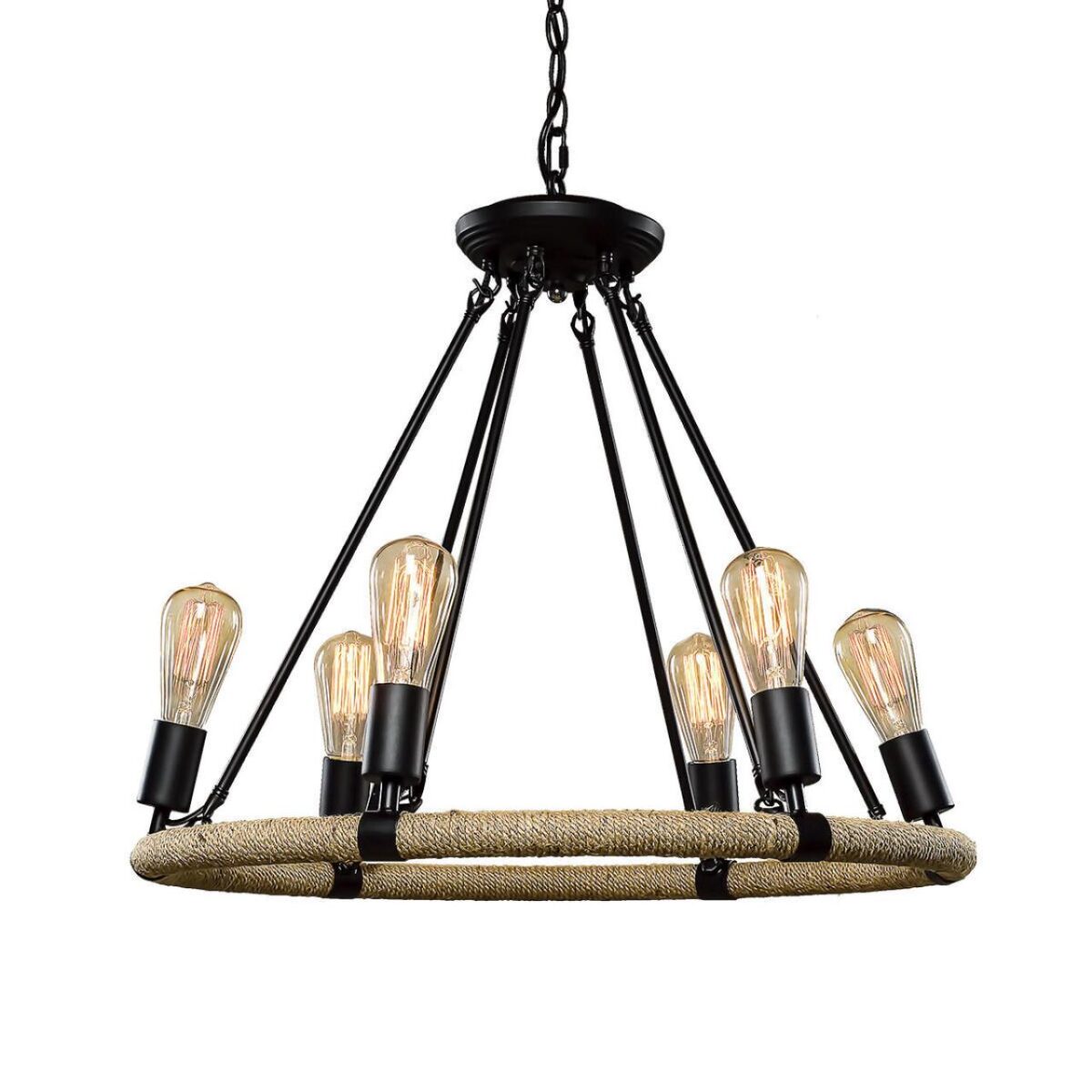 LOFT1861/6 Подвесная люстра LOFT IT Rope filament — изображение 2