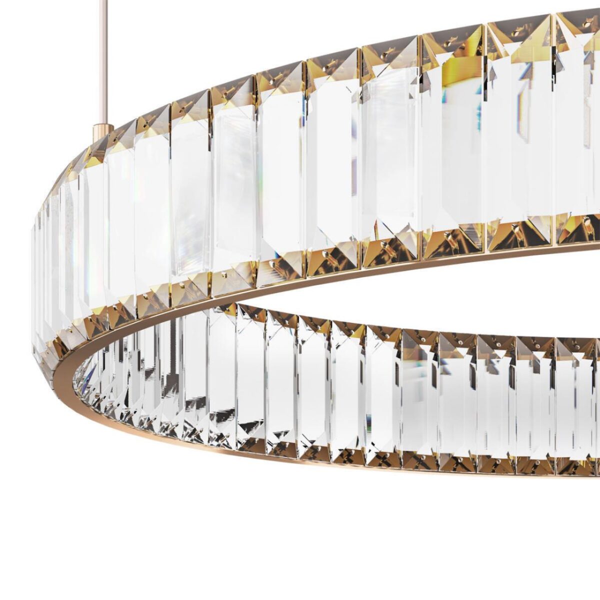 10135/800 Gold Подвесной светильник LOFT IT Crystal ring — изображение 3