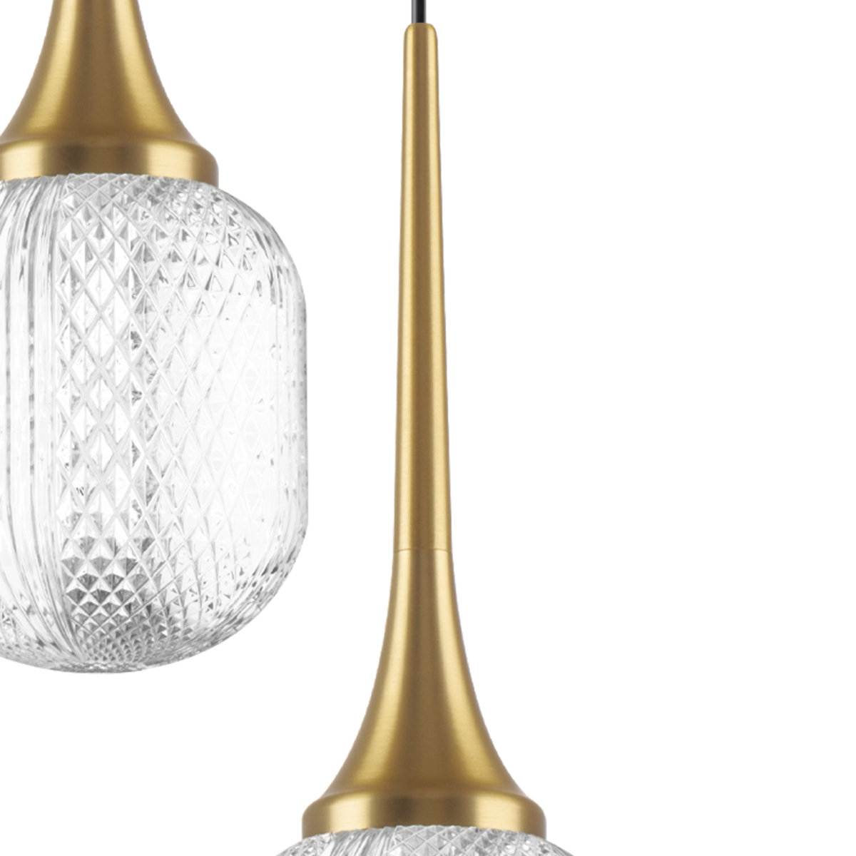 738131 Люстра ACRILE 53W LED 3217LM 360G ЗОЛОТО 3000K — изображение 5