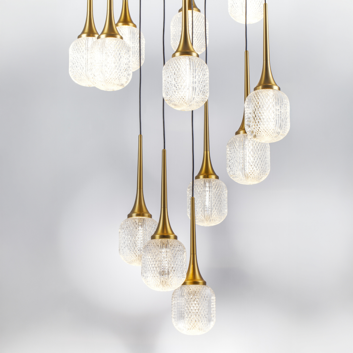 738131 Люстра ACRILE 53W LED 3217LM 360G ЗОЛОТО 3000K — изображение 10