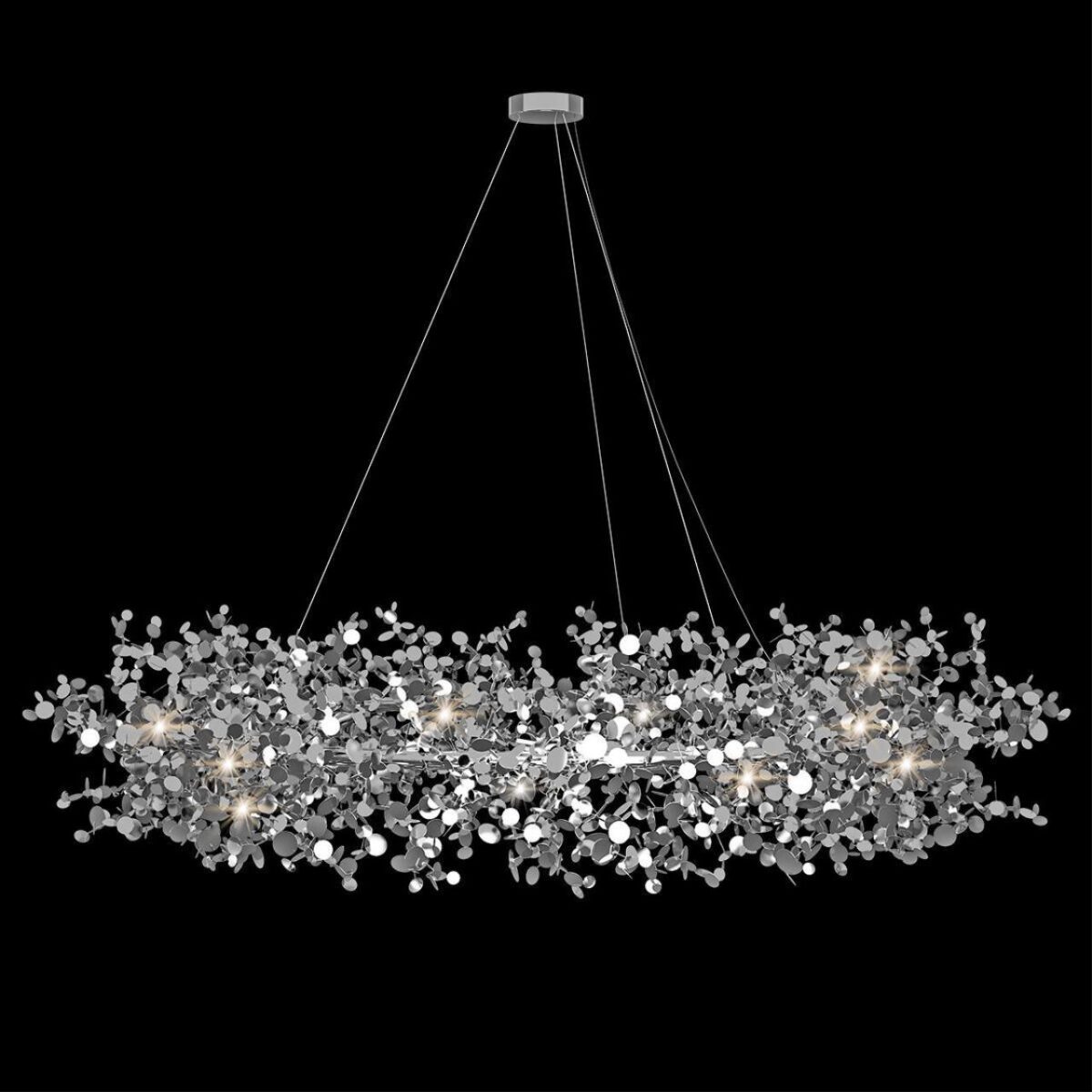 10101/1000 Chrome Подвесная люстра LOFT IT Spark — изображение 2