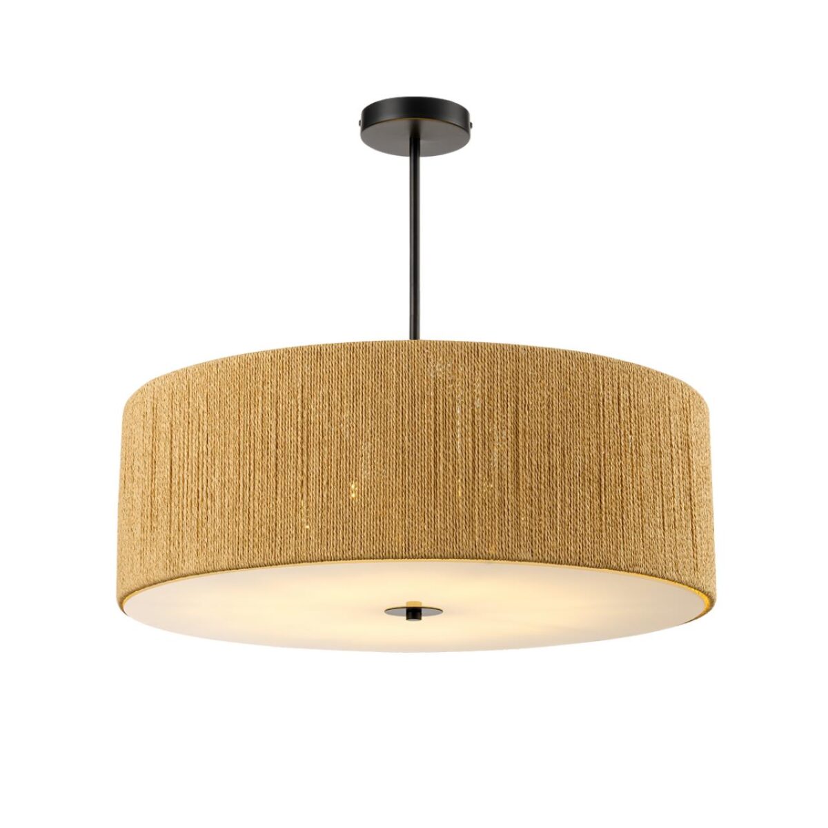 8286/7 ECO черный/коричневый, металл/веревка/стекло Люстра потолочная Е14 7*40W 220V SILVANA — изображение 5