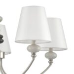 8283/5 CLASSI никель/белый, металл/керамика/текстиль Люстра Е14 5*40W 220V KENTUKI — изображение 10