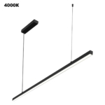 359442 OVER NT24 294 черный Светильник подвесной диммир. со сменой цв.темпер. (пульт ДУ/прилож. Smart Life) IP20 LED 48W 85-265V 3000-6000К SOTTO — изображение 5