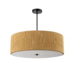 8286/7 ECO черный/коричневый, металл/веревка/стекло Люстра потолочная Е14 7*40W 220V SILVANA