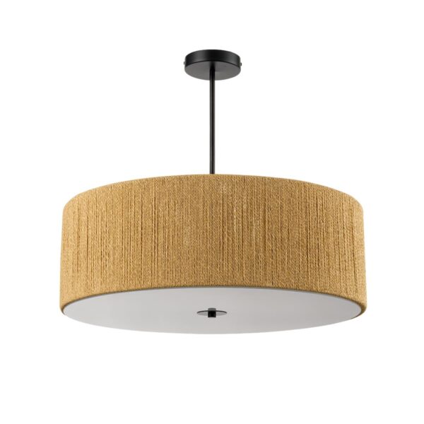 8286/7 ECO черный/коричневый, металл/веревка/стекло Люстра потолочная Е14 7*40W 220V SILVANA