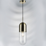 690011 Люстра RAMO 1х40W E27 БРОНЗА/ПРОЗРАЧНЫЙ — изображение 10