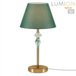 8275/1T CLASSI латунь/зеленый, металл/керамика/ткань Настольная лампа Е14 1*40W 220V VERMONT — изображение 3